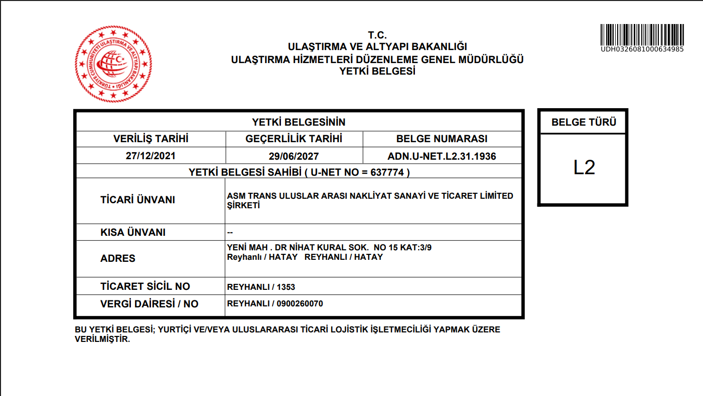 ASM TRANS | Uluslararası Taşımacılık